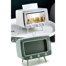 Munico Dayanıklı Peçete Kılıfı Kaymaz Yaratıcı 2 In 1 Çocuklar Için Telefon Standı ve Peçetelik Çocuk Odası