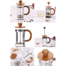 Munico Ev Ev French Için Kamp Kahve Preslenmiş Ofisi Makinesi Ahşap Kaliteli Partisi Pres  Için Ideal Seçim