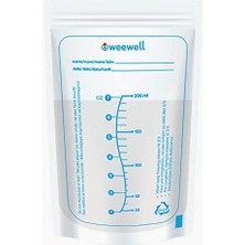 Delixa Weewell WMS825 Süt Saklama Poşeti, Mavi