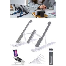 Munico Sert Fonksiyonel Plastik Laptop Uyumlu Siyah Standı Patronluk Stand Bilgisayarlara  Için Ideal Seçim