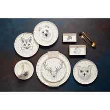 Delixa Forest 16 Parça 4 Kişilik Kahvaltı Takımı 04LFH000559
