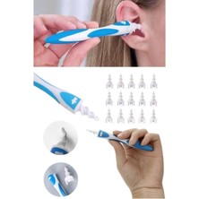 Munico 16 Parça Başlıklı Kulak Temizleme Spiral Yumuşak Ağlık Balmumu Temizleme Aracı Silikon Yıkanabilir
