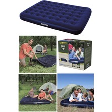 Munico Profesyonel 2 Kişilik Yatak Konforlu Hava Yatağı Kolay Şişirilebilir Taşınabilir Kamp Dağcılık Izci