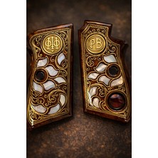 Yücel Av Bayii Beretta Mod 70 Tek Düğmeli Beretta Işlemeli Kabze