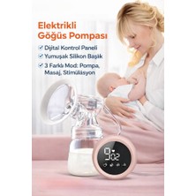 Morport Tek Elektirikli Göğüs Pompası I Elektrikli Süt Pompası Isüt Sağma Makinesi I Anne Sütü Sağma Pompası