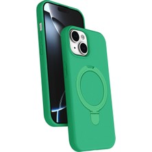 Mobify iPhone 15 Kılıf Stant Özellikli Magsafe Halkası Olan Şık Kadet Premium Kapak