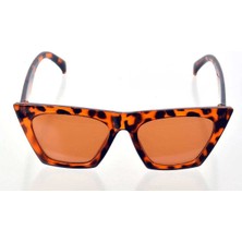 Royaleks Leopar Çerçeve Cat Eye Kadın Güneş Gözlüğü - Moda Gözlük