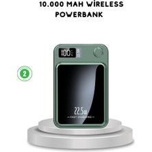 Mestore Magsafe Powerbank Kablosuz Şarjlı ve 22.5W Hızlı Şarj Destekli