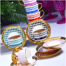 UltraMint Şık 6'lı Ayaklı Fincan Takımı, Zarif ve Kullanışlı Tasarım