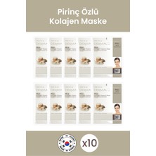 Dermal 10'lu Arındırıcı, Nemlendirici ve Ton Eşitleyici Pirinç Özlü Kollajen Maske