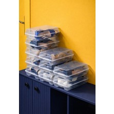 Şeffaf Bayan Ayakkabı Kutusu 10 lu Paket