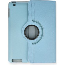 BT Teknik Ipad 4 9.7 Kılıf 360 Tablet Deri Kılıf - Turkuaz