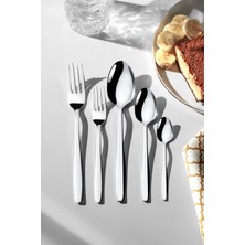 UltraMint Şahane 6 Kişilik 30 Parça Çatal Kaşık Takımı, Şık ve Dayanıklı Tasarım