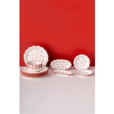 UltraMint 14 Parça 6 Kişilik Şık Kahvaltı Takımı Seti