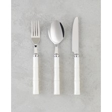 UltraMint Paslanmaz Çelik 18 Parça Çatal Kaşık Bıçak Takımı, 6 Kişilik Set