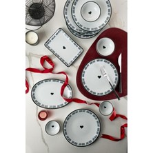 UltraMint Şık 14 Parça Kahvaltı Takımı, 6 Kişilik, Modern ve Zarif Tasarım