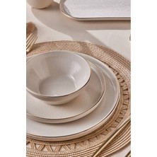 UltraMint Yumuşak Dokulu 8 Parça 2 Kişilik Şık Yemek Takımı Seti