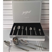 UltraMint 87 Parça Paslanmaz Çelik Çeyizlik ve Hediyelik Yemek Takımı