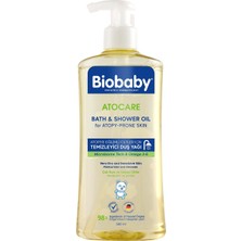 Hepta Collection Biobaby Atocare Duş Yağı 500 ml – Atopiye Eğilimli Bebek Ciltleri Için, Seramid Kompleksli, Omega 3-