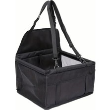 Delixa Araç Içi Evcil Hayvan Taşıma Çantası, Ön Koltuk Güvenlik Puseti, Siyah, Kedi ve Köpek Için