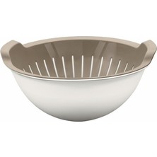 Delixa Orret Home 3l Kaseli Süzgeç – Yeşillik, Sebze ve Meyve Yıkamak Için Pratik Badyalı Süzgeç – Çok Amaç