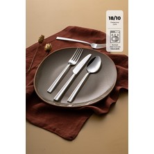 UltraMint 24 Parça Çatal Kaşık Bıçak Takımı, 6 Kişilik, Şık ve Dayanıklı Set