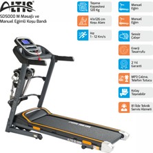 Altis SD5000 M 2,5 Hp Masajlı Ve Manuel Eğimli Koşu Bandı