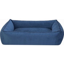 Delixa Pet Comfort Golf Vita Mavi Köpek Yatağı M 75X90CM