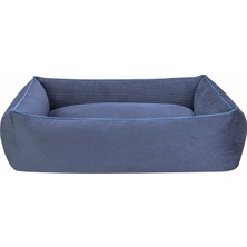Delixa Pet Comfort Golf Vita Lacivert Köpek Yatağı L 85X105CM