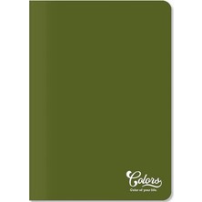 Delixa Colors A4 60 Yaprak Çizgili Defter, Yeşil