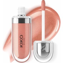 Hepta Collection Kiko Dudak Parlatıcısı - 3D Hydra Gloss - 19 Cream Cashmere - Besleyici ve Nemlendirici