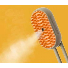 Delixa Saplı Buharlı Tarak – Şarjlı Kedi & Köpek Yıkama ve Tüy Temizleme Fırçası | Masaj Etkili, Dökülme Ön