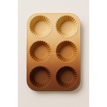 Delixa 2 Adet 6’lı Silikon Cupcake Muffin Kek Kalıbı Isıya Dayanıklı Yapışmaz Gıda Dostu Renkli Esnek Muffi