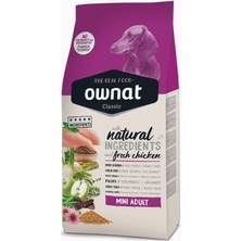 Delixa Ownat Classic Mini Adult Tavuklu Köpek Maması, 4 kg