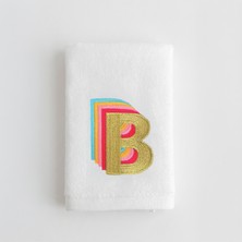Ge Living Kişiye Özel B Harfi El Havlusu ( 1 Adet )