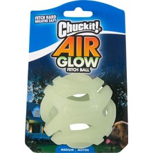 Delixa Chuckit! Air Glow Getirme Topu Köpek Oyuncağı, Orta (2,5 Inç), 1 Adet, Irklar Için 20-60 Lb