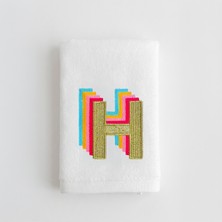 Ge Living Kişiye Özel H Harfi El Havlusu ( 1 Adet )