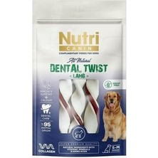 Hepta Collection Nutri Canin Dental Twist Kuzulu Köpek Ödülü S-M 80 gr