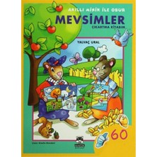 Marsık Kitap Akıllı Minik ile Obur - Mevsimler Çıkartma Kitabım