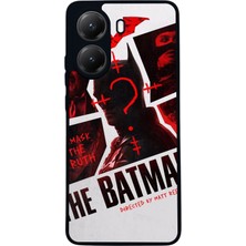  Xiaomi Poco X7 Pro Uyumlu Batman Tasarımlı Glossy Mat Siyah Silikon Telefon Kılıfı