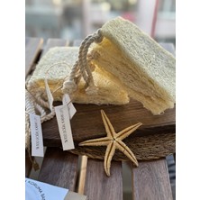 Lethe Studio Design Kabak Lifi %100 Doğal Banyo Kesesi - Peeling Duş Lifi - Hamam Kesesi Doğal Lif - Loofah