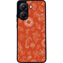  Xiaomi Poco X7 Pro Uyumlu Deniz Kabuğu Tasarımlı Glossy Mat Siyah Silikon Telefon Kılıfı