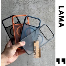 Lama Case Apple iPhone 17 Pro Max Kılıf M-Safe Şarj Özellikli Lamaxshield C-Magnet Shadow Clear Kapak