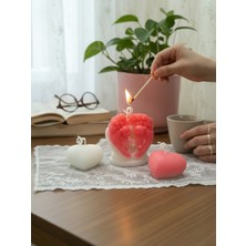 Artnest Sevgililer Günü Kokulu Mum Seti, Hediyelik, Ev Dekoru, Masa Dekoru