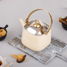 UltraMint Kare Cam Demlik 1,25 Lt, Bitki Çayı ve Demleme Için Şık Tasarım