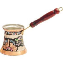 UltraMint El Işlemeli Bakır Klasik Cezve, Mineli, Şık ve Dayanıklı Tasarım