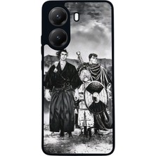  Xiaomi Poco X7 Pro Uyumlu Vagabond Tasarımlı Glossy Mat Siyah Silikon Telefon Kılıfı