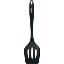 Big Colorful 30CM Delikli Spatula Siyah