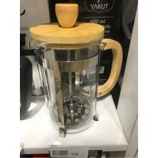 UltraMint Bambu French Press, Şık ve Doğal Kahve Demleme Aracı