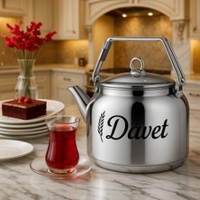 UltraMint Paslanmaz Çelik Demlik, Cam Kapak, 4,5 Lt, Indüksiyon Taban, Bitki Çayı